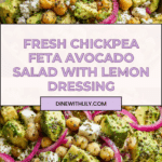 Chickpea Feta Avocado Salad Recipe