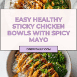 Healthy Sticky Chicken Bowls Recipe! Recipe