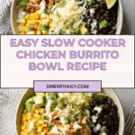 Slow Cooker Chicken Burrito Bowl Recipe
