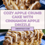 Apple Crumb Cake with Cinnamon Apple Drizzle Recipe