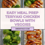 Meal Prep Teriyaki Chicken Bowls Recipe