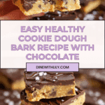 Healthy Cookie Dough Bark Recipe