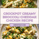 Crockpot Creamy Broccoli Cheddar Chicken Delight Recipe
