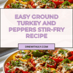 Ground Turkey and Peppers Stir-Fry Recipe