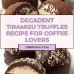 Tiramisu Truffles Recipe