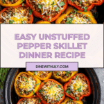 Easy Unstuffed Pepper Skillet Recipe