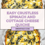 Cottage Cheese and Spinach Crustless Quiche Recipe