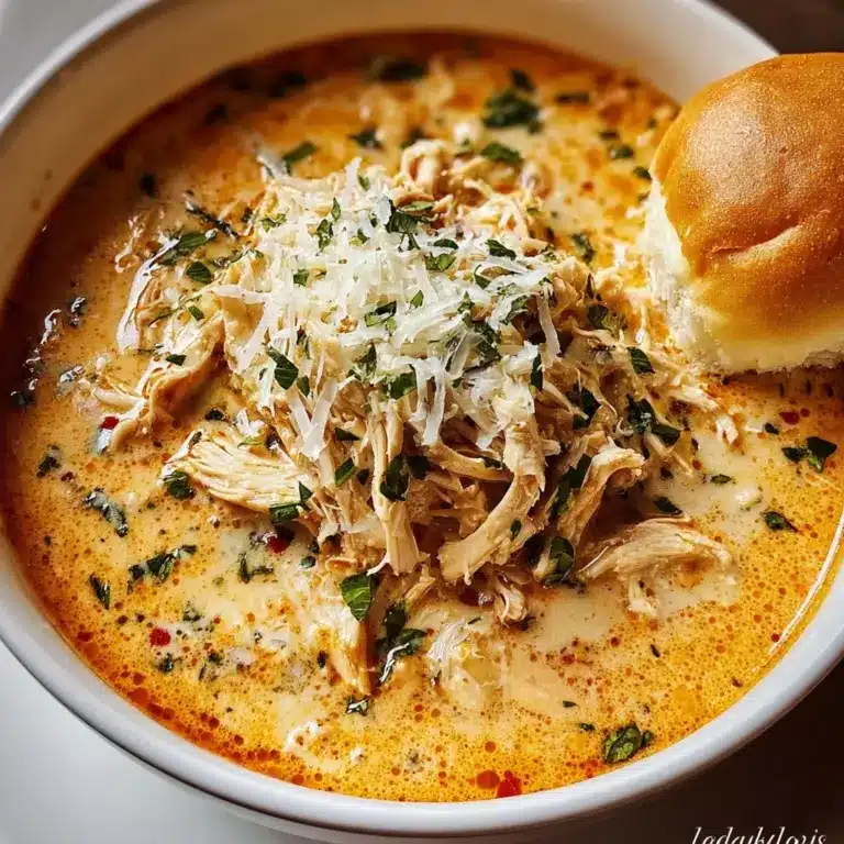 Crock Pot Creamy Chicken Parmesan Soup Recipe