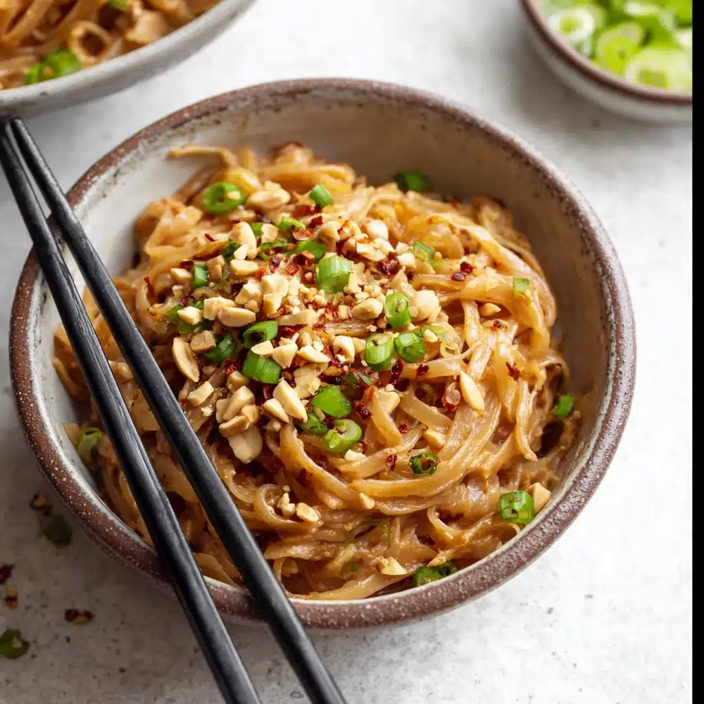 Spicy Peanut Butter Noodles Recipe