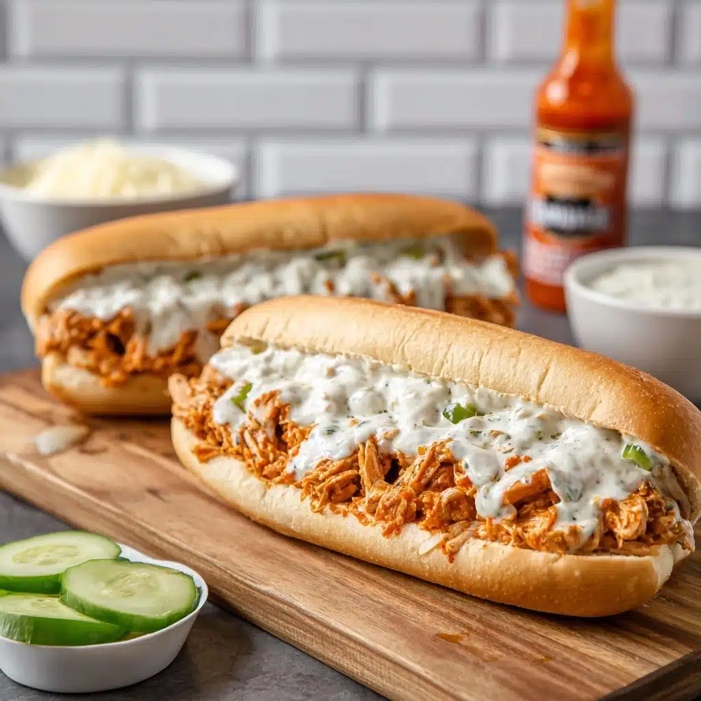 Best Buffalo Chicken Cheesesteak Recipe - Recipe Image