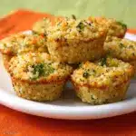 Cheesy Broccoli Quinoa Bites Recipe