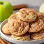 Spiced Apple Cinnamon Snickerdoodle Cookies Recipe