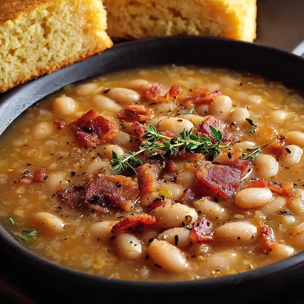 Cozy Bean with Bacon Soup Recipe