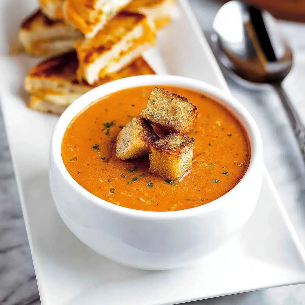 Roasted Tomato Basil Soup Recipe