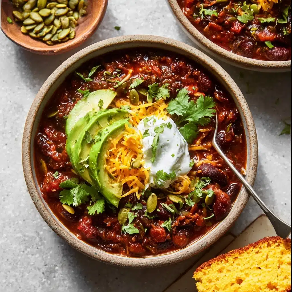 Sweet Potato & Black Bean Vegetarian Chili – Crock Pot Recipe