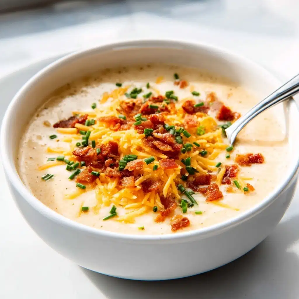 Comforting Loaded Baked Potato Soup Recipe - Recipe Image