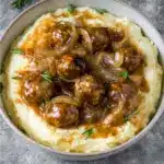 Crock Pot French Onion Meatballs Recipe