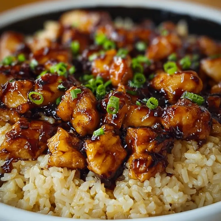 Honey BBQ Chicken Rice Recipe