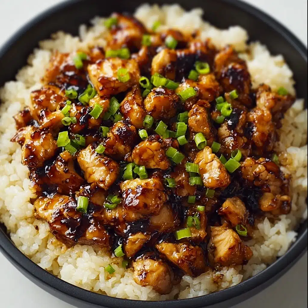Honey BBQ Chicken Rice Recipe - Recipe Image
