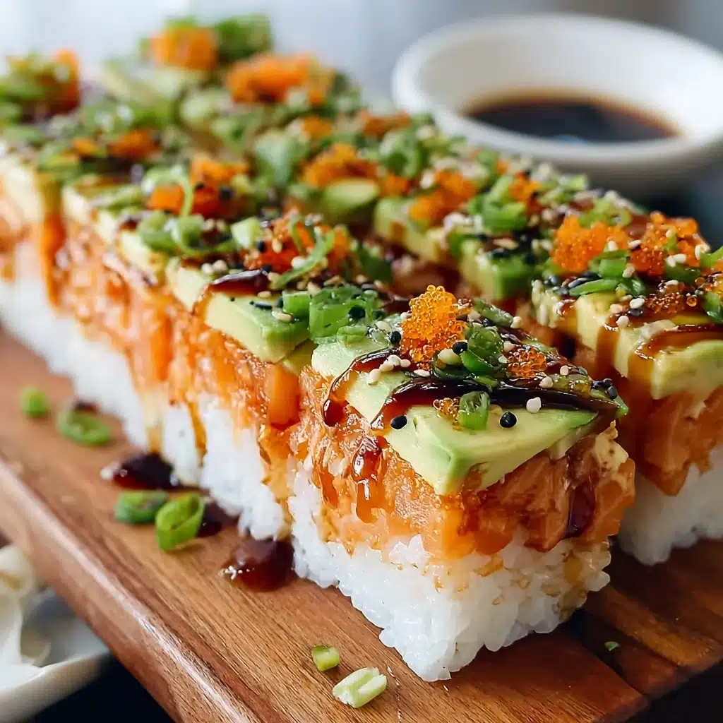 Spicy Salmon Sushi Bake Recipe - Recipe Image