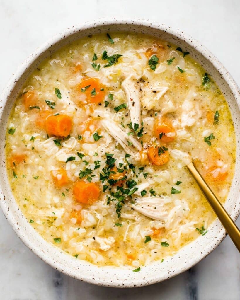 Easy Chicken and Rice Soup Recipe
