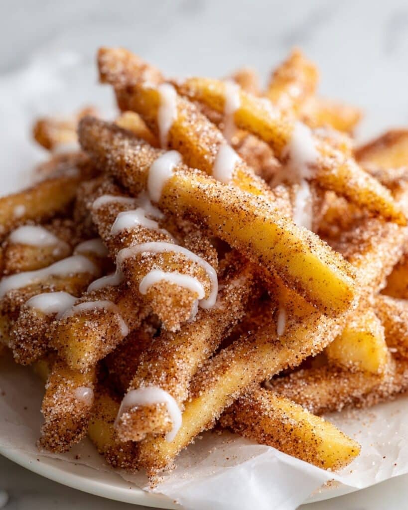 Air Fryer Apple Fries Recipe