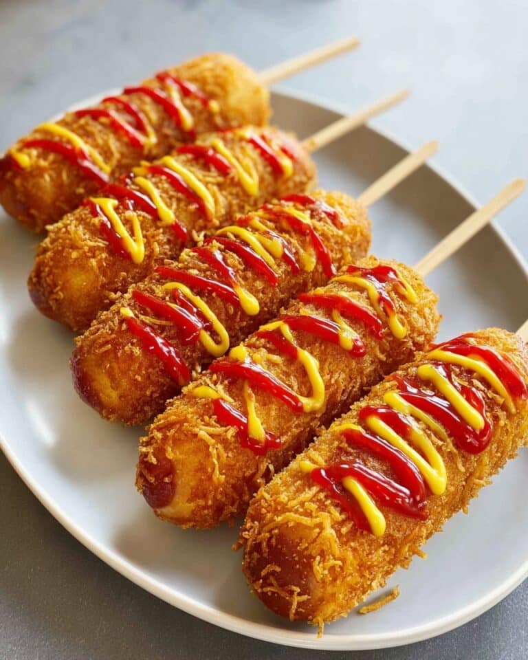 Easy Korean Corn Dog Recipe (No Yeast or Cornmeal) Recipe