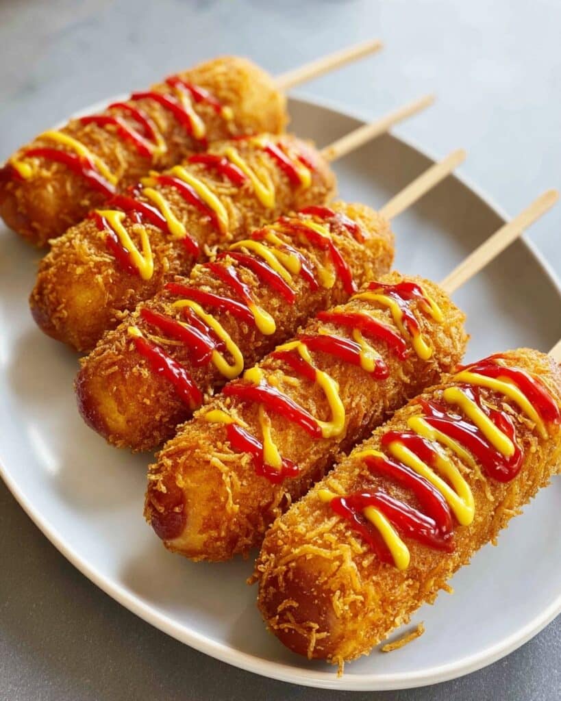 Easy Korean Corn Dog Recipe (No Yeast or Cornmeal) Recipe