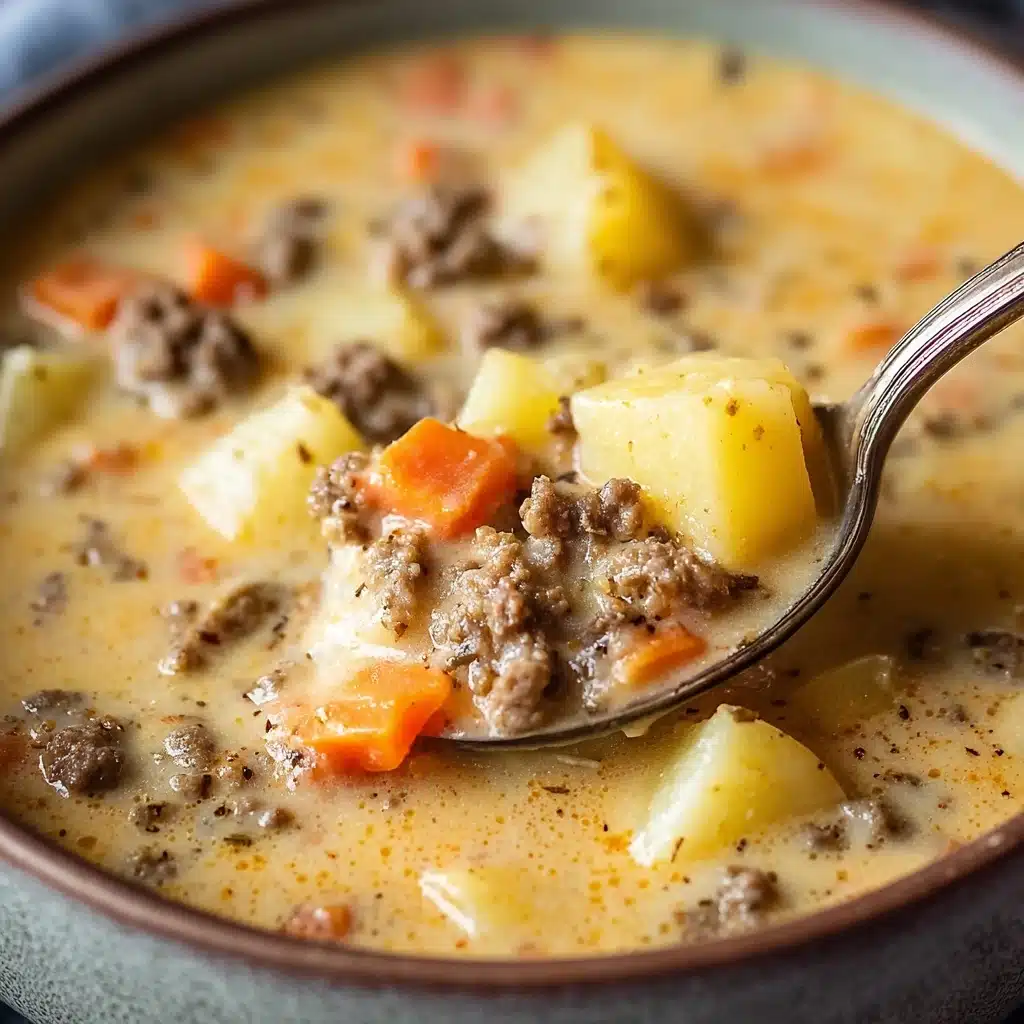 Crockpot Cheeseburger Soup Recipe
