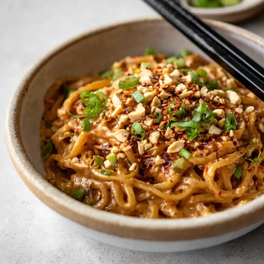 Spicy Peanut Butter Noodles Recipe - Recipe Image