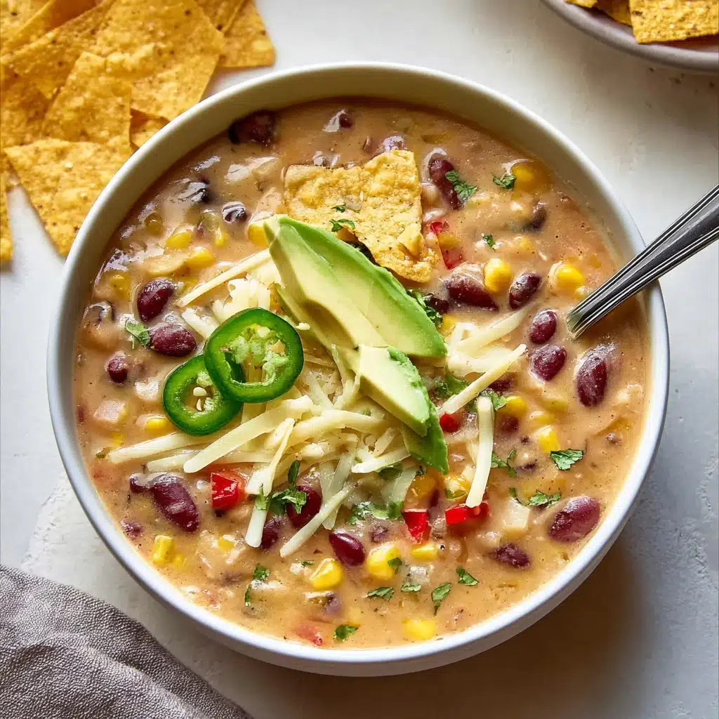 Crockpot Vegetarian Tortilla Soup Recipe - Recipe Image