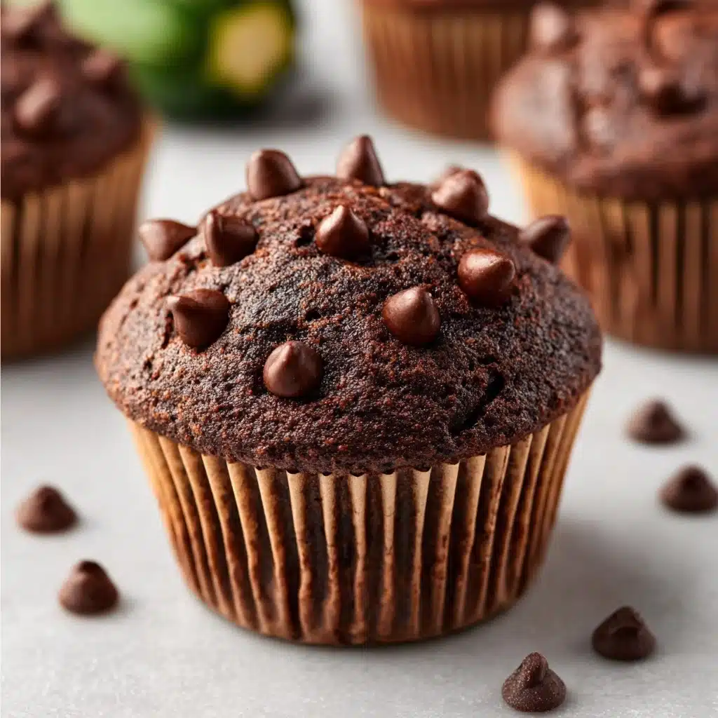 Chocolate Zucchini Muffins Recipe - Recipe Image