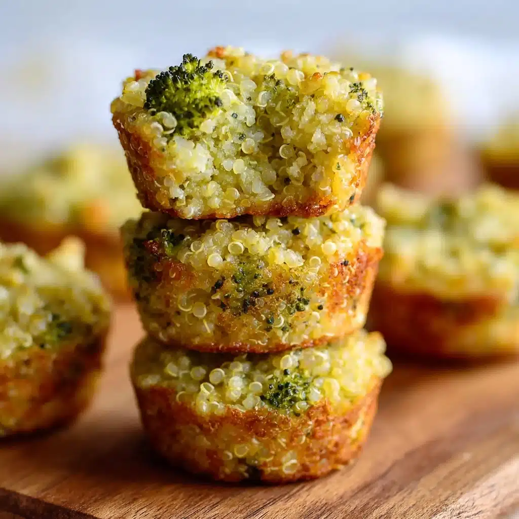 Cheesy Broccoli Quinoa Bites Recipe - Recipe Image