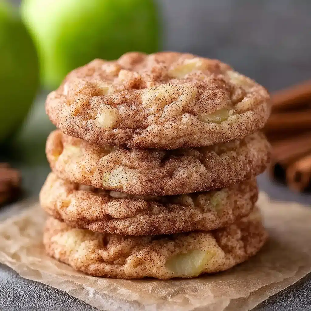 Spiced Apple Cinnamon Snickerdoodle Cookies Recipe - Recipe Image