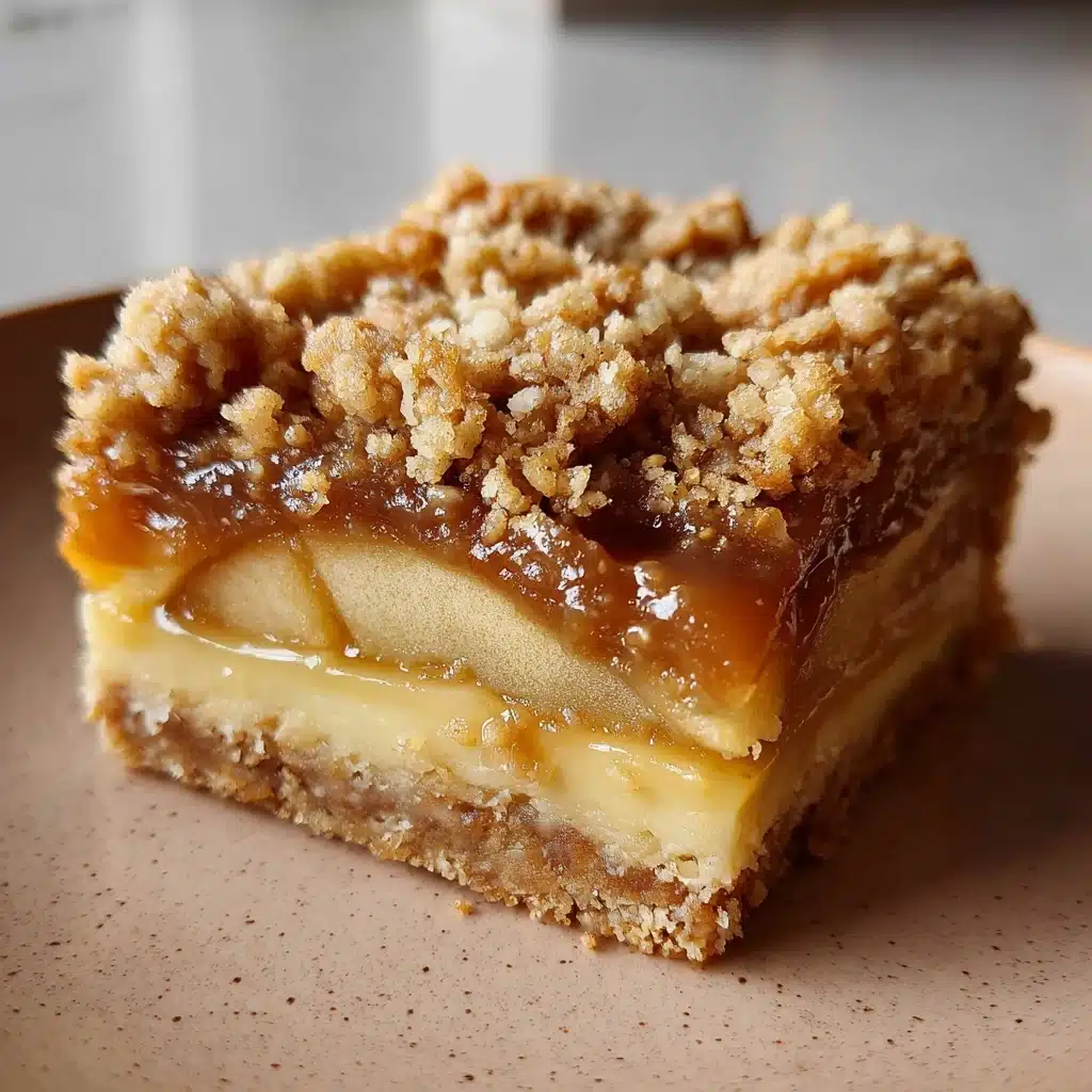 Salted Caramel Apple Crumble Bars Fall Treat Recipe - Recipe Image