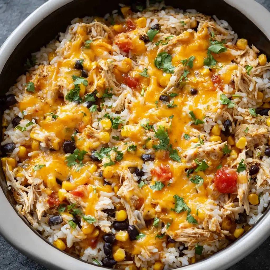 Southwest Crock Pot Chicken and Rice Recipe - Recipe Image