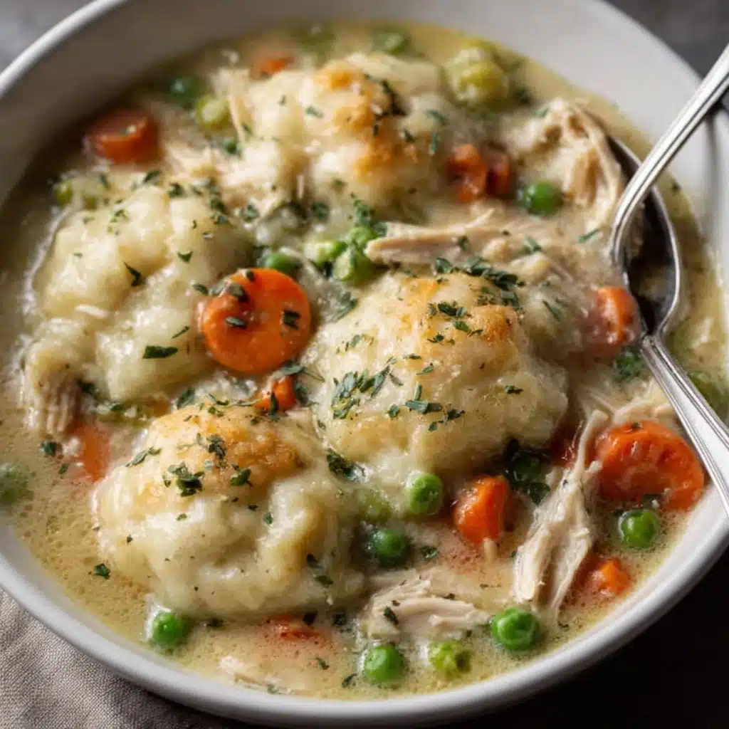 Crockpot Gluten-Free Chicken and Dumplings Recipe - Recipe Image