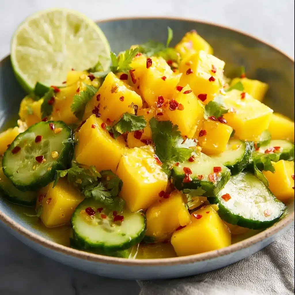Cucumber Mango Chili Salad Recipe