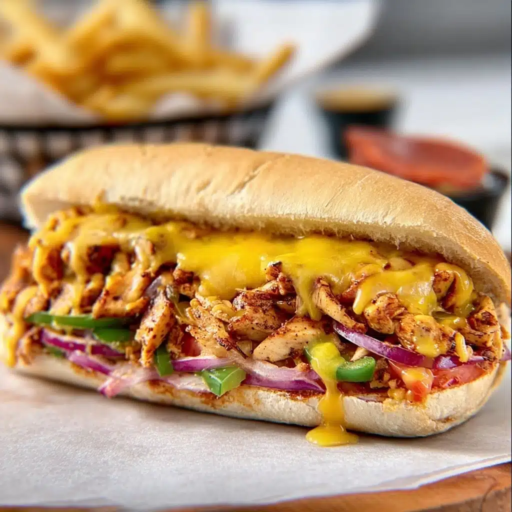 Best Buffalo Chicken Cheesesteak Recipe - Recipe Image