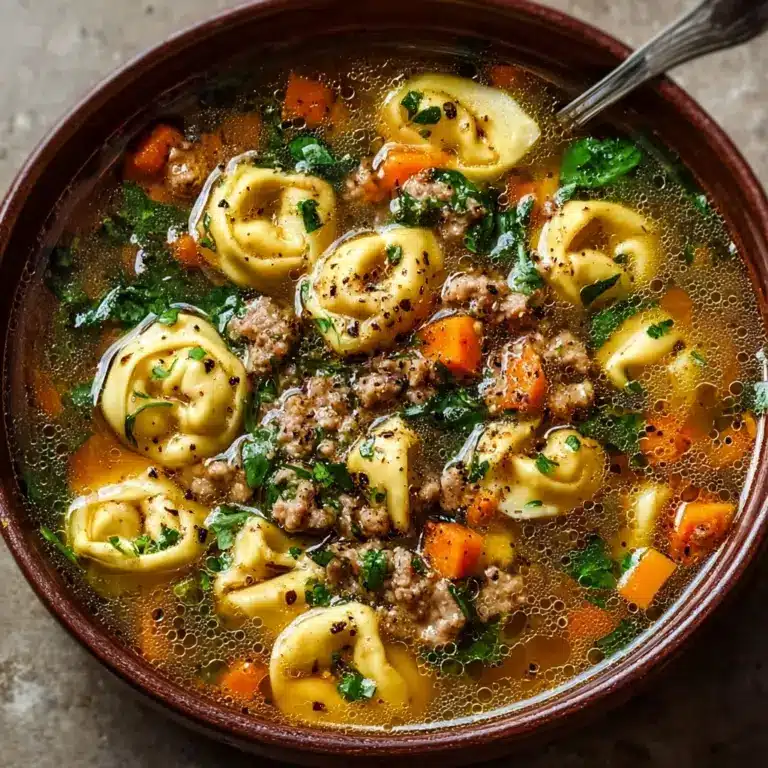Autumn Tortellini Soup with Sausage Recipe