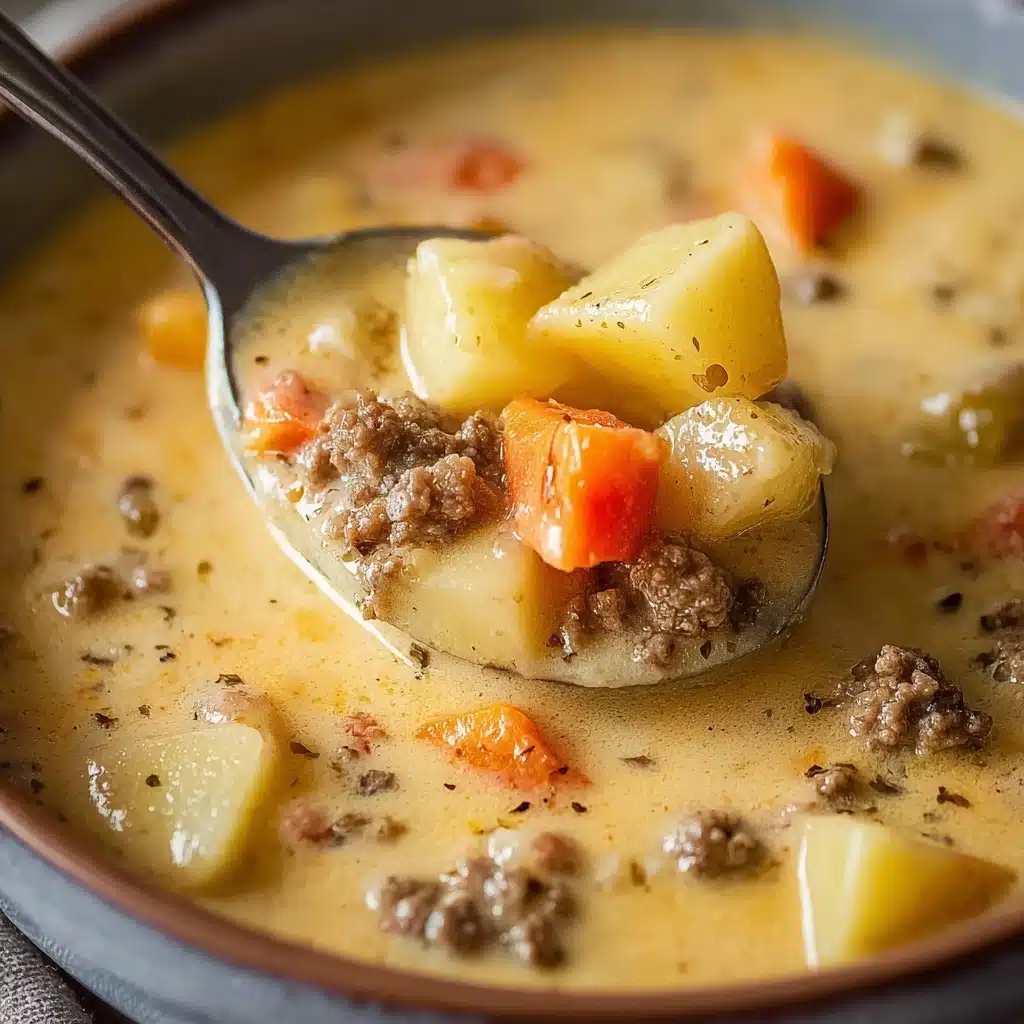 Crockpot Cheeseburger Soup Recipe - Recipe Image