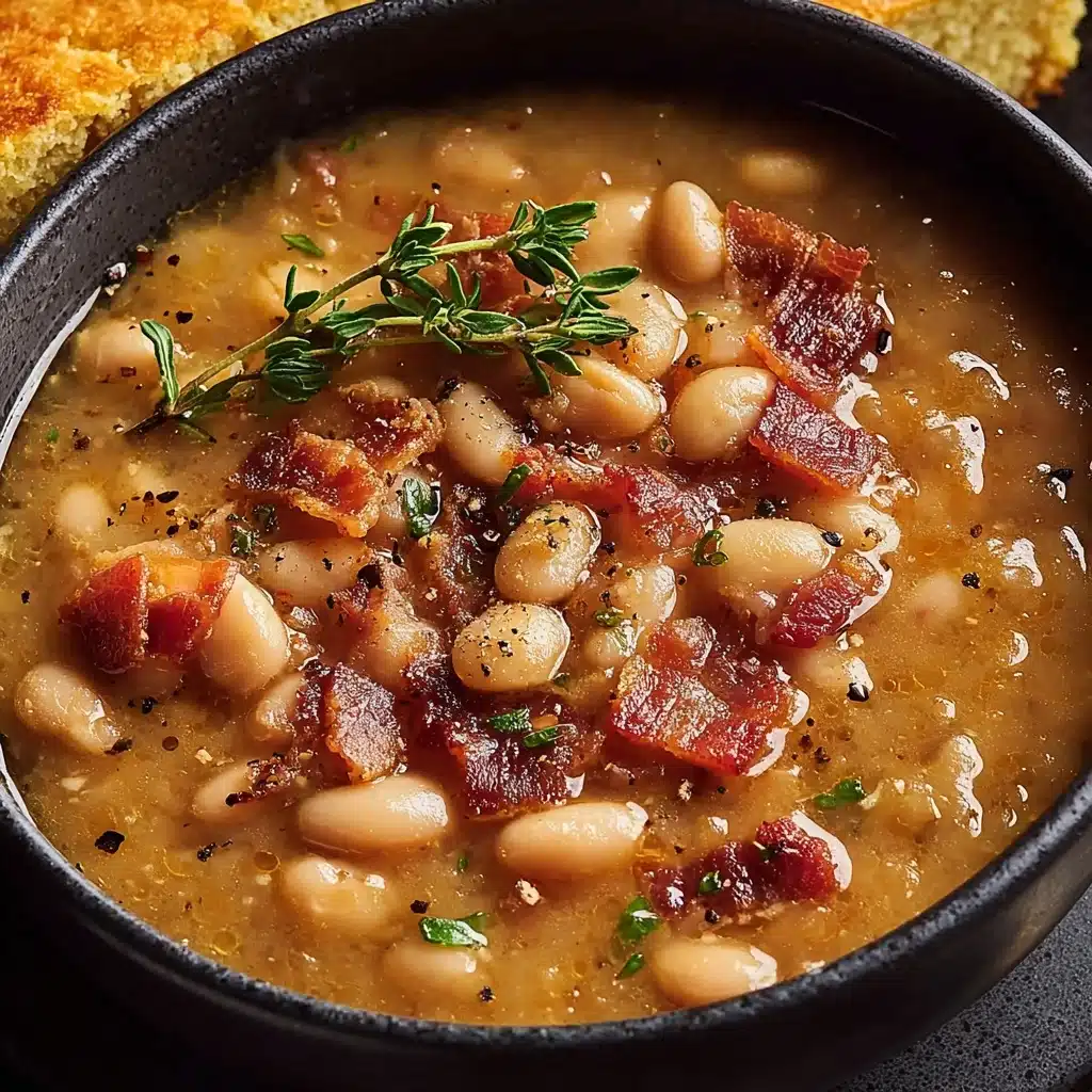 Cozy Bean with Bacon Soup Recipe - Recipe Image