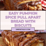 Pumpkin Spice Pull Apart Bread with Biscuits Recipe