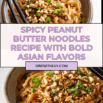 Spicy Peanut Butter Noodles Recipe