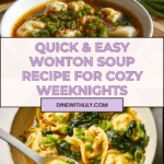 Quick & Easy Wonton Soup Recipe