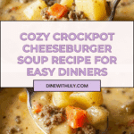 Crockpot Cheeseburger Soup Recipe