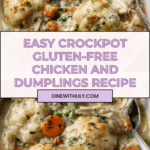 Crockpot Gluten-Free Chicken and Dumplings Recipe