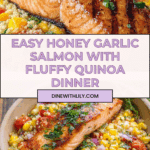 Honey Garlic Salmon with Quinoa Recipe