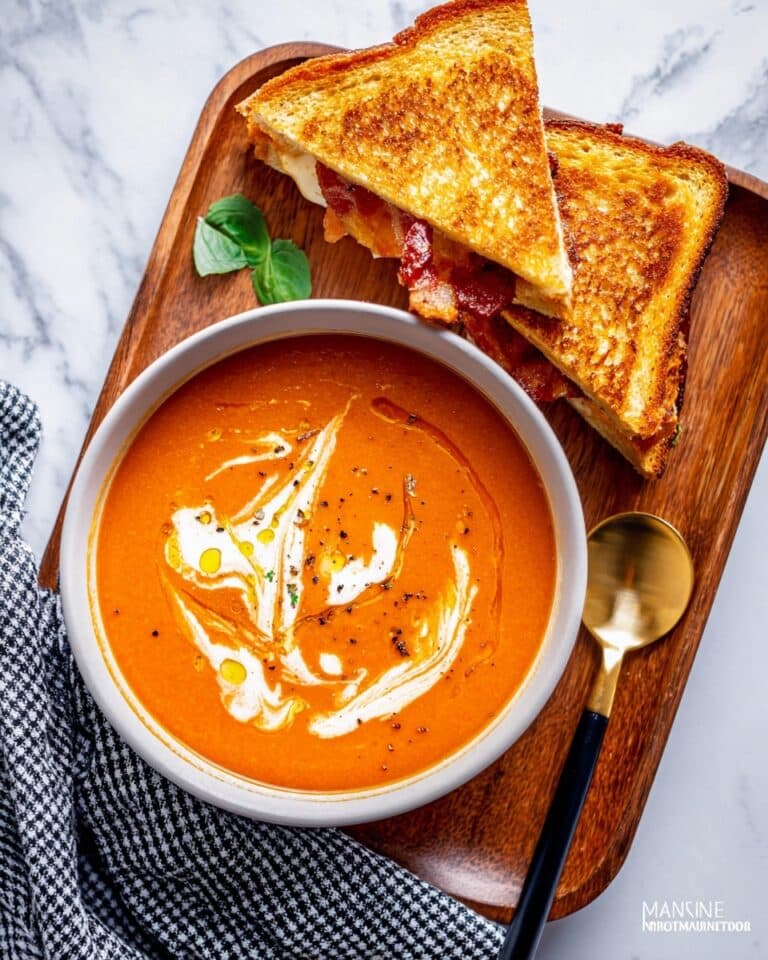 Creamy Roasted Tomato Bisque Soup Recipe