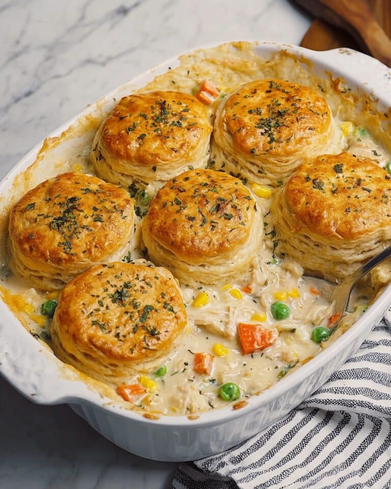 Easy Homemade Chicken Pot Pie Casserole Recipe
